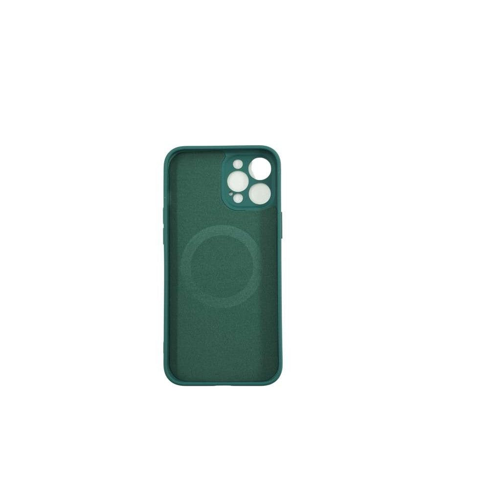 Husa protectie Klevo compatibila cu Apple iPhone 12 Pro Mag Safe Silicone Verde