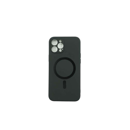 Husa protectie Klevo compatibila cu Apple iPhone 12 Pro Max Mag Safe Silicone Negru
