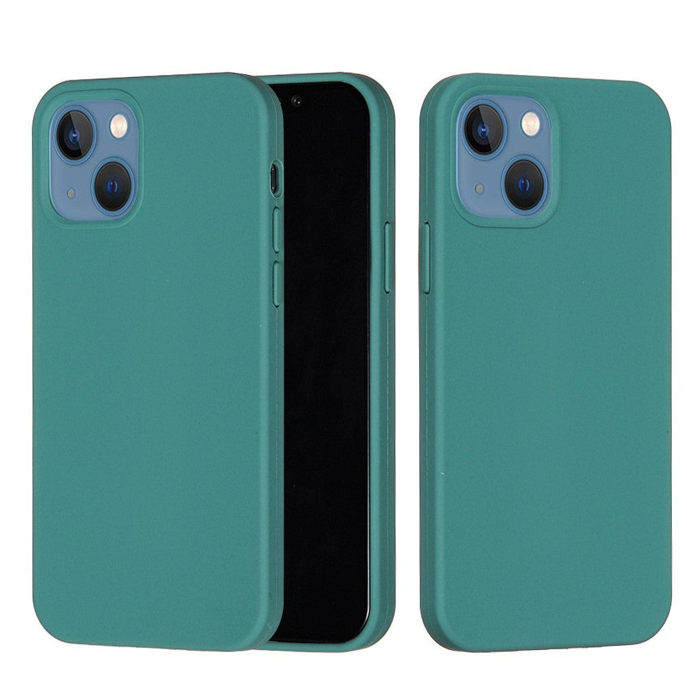 Husa protectie Klevo compatibila cu Apple iPhone 13 Liquid Silicone Verde