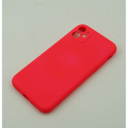 Husa protectie Klevo compatibila cu Apple iPhone 13 Mini Liquid Silicone Roz Fuchsia/Roz