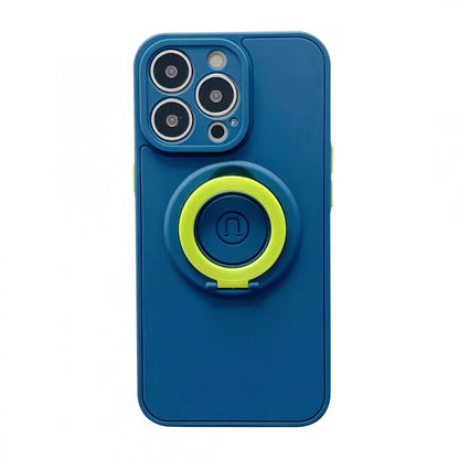 Husa protectie Klevo compatibila cu Apple iPhone 13 Mini Mag Safe Silicone Albastru