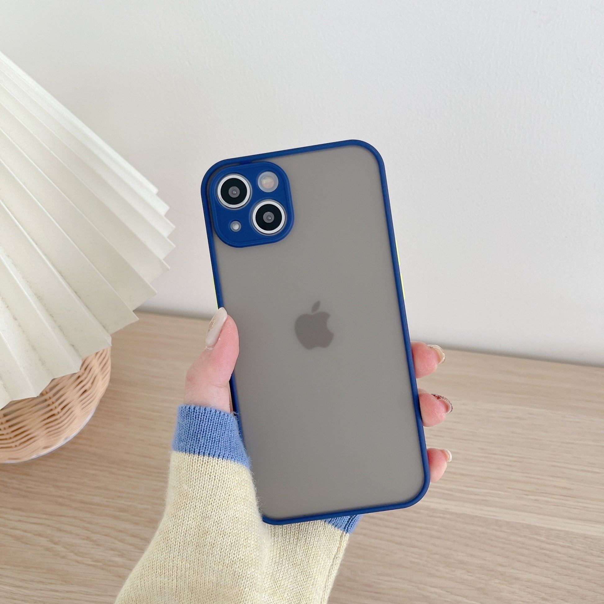 Husa protectie Klevo compatibila cu Apple iPhone 13 Phantom Tpu Albastru