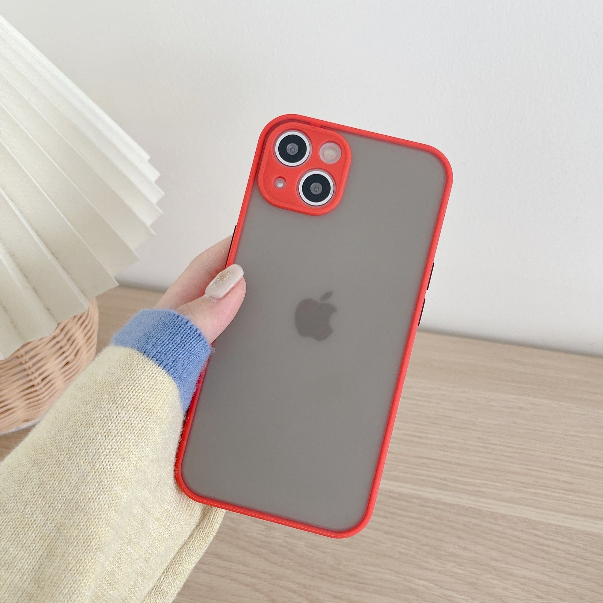 Husa protectie Klevo compatibila cu Apple iPhone 13 Phantom Tpu Rosu