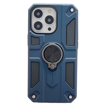 Husa protectie Klevo compatibila cu Apple iPhone 13 Pro Defender Model 5 cu suport prindere inel,Albastru
