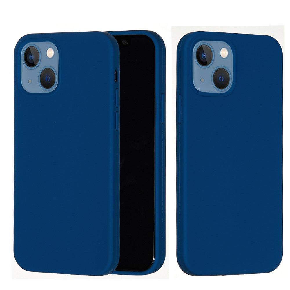 Husa protectie Klevo compatibila cu Apple iPhone 13 Pro Liquid Silicone Albastru Inchis