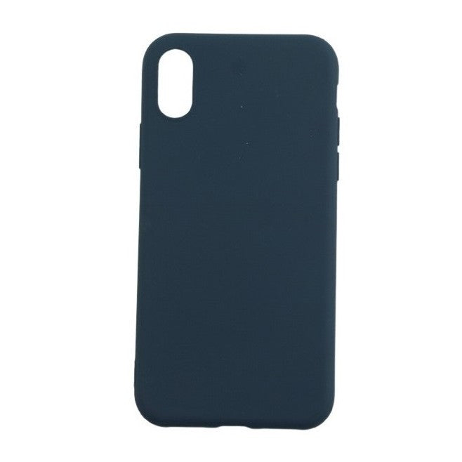 Husa protectie Klevo compatibila cu Apple iPhone X/XS Matte Tpu Albastru inchis