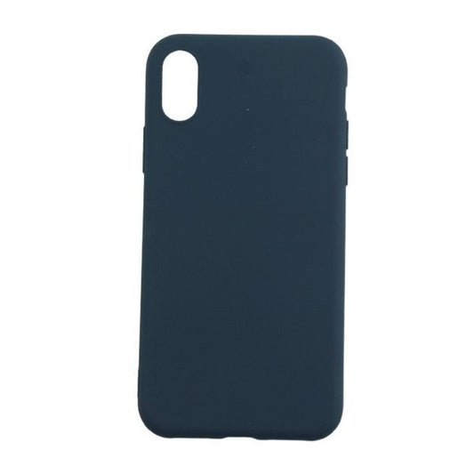Husa protectie Klevo compatibila cu Apple iPhone X/XS Matte Tpu Albastru inchis