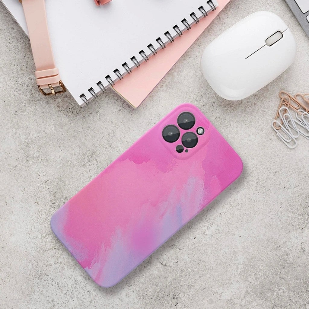 Husa protectie Klevo compatibila cu Apple iPhone XR Tpu Ombre, Roz/Mov