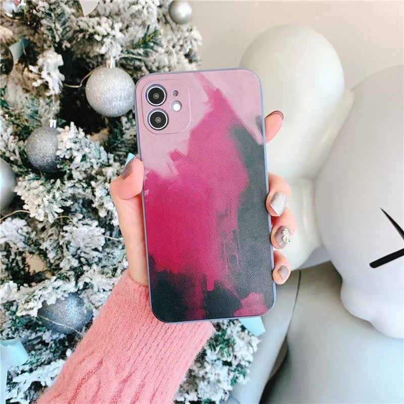 Husa protectie Klevo compatibila cu Apple iPhone XR Tpu Ombre, Roz/Mov/Negru