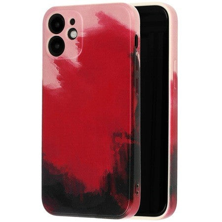 Husa protectie Klevo compatibila cu Apple iPhone XR Tpu Ombre, Roz/Mov/Negru