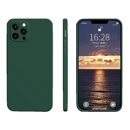 Husa protectie Klevo compatibila cu Apple iPhone XS Max Liquid Silicone Verde