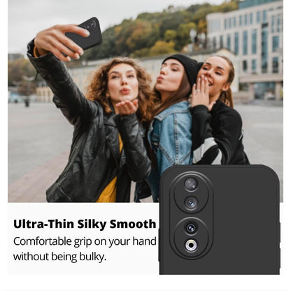 Husa Protectie, Klevo, compatibila cu Honor 90, TPU Carbon, Negru
