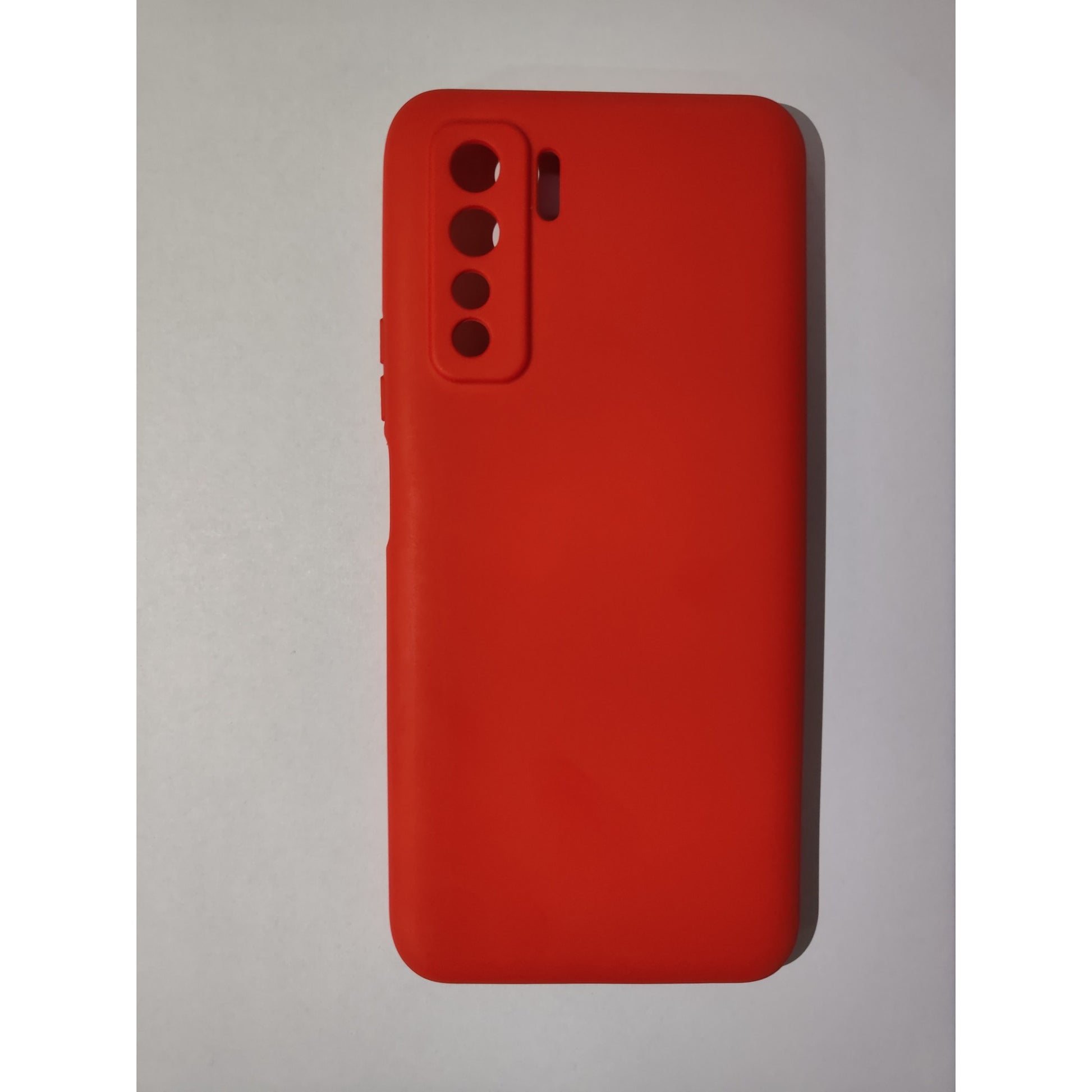 Husa protectie Klevo compatibila cu Huawei P40 Lite 5G Liquid Silicone Case Rosu