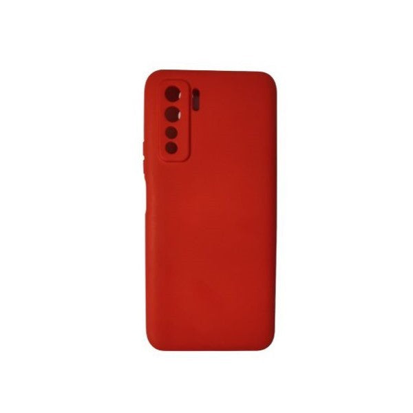 Husa protectie Klevo compatibila cu Huawei P40 Lite 5G Liquid Silicone Case Rosu