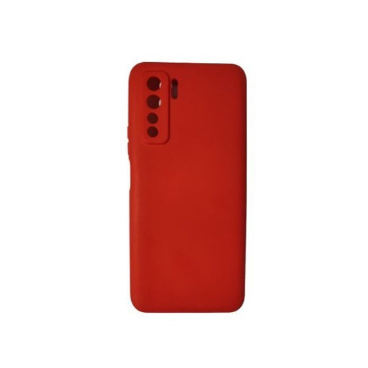 Husa protectie Klevo compatibila cu Huawei P40 Lite 5G Liquid Silicone Case Rosu