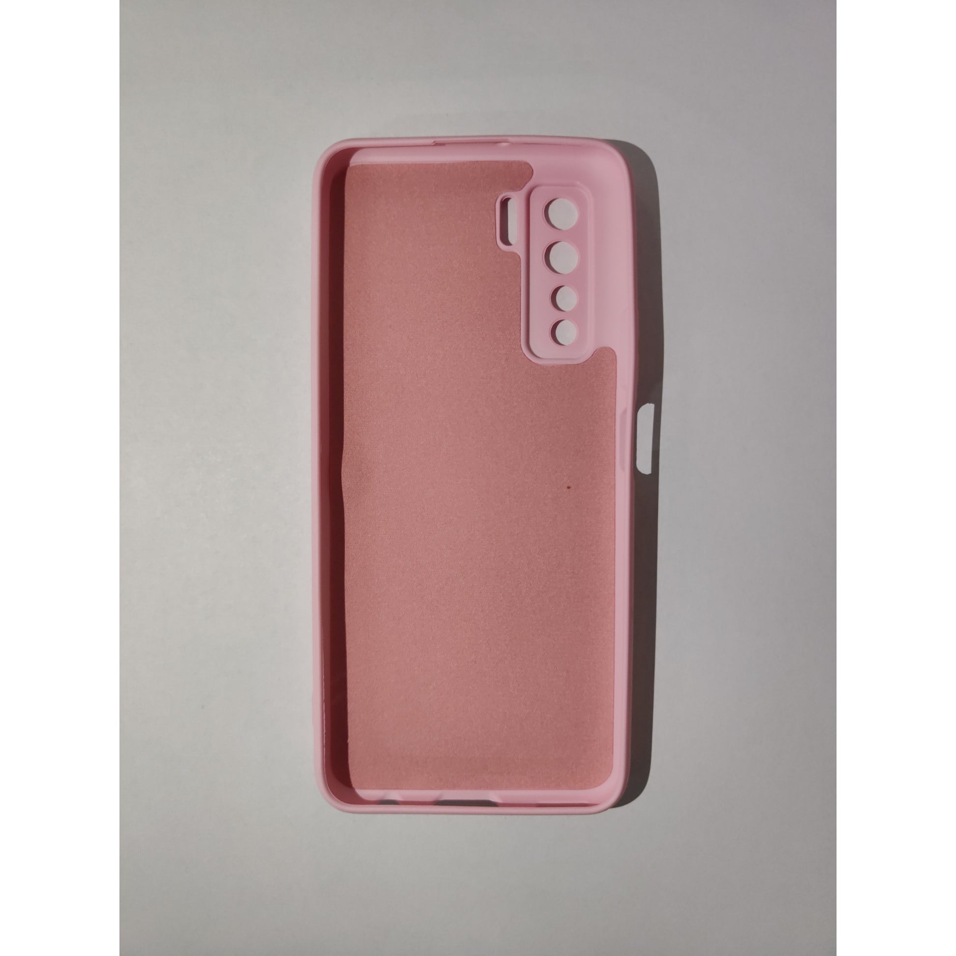 Husa protectie Klevo compatibila cu Huawei P40 Lite 5G Liquid Silicone Case Roz