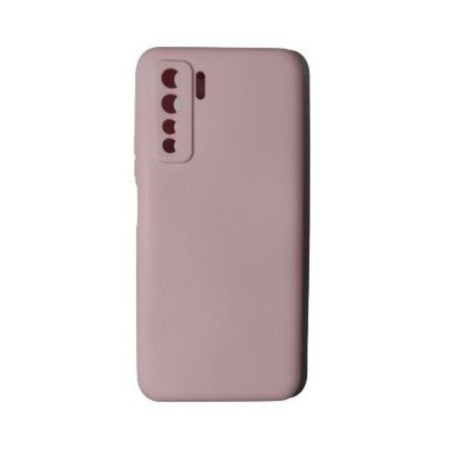 Husa protectie Klevo compatibila cu Huawei P40 Lite 5G Liquid Silicone Case Roz