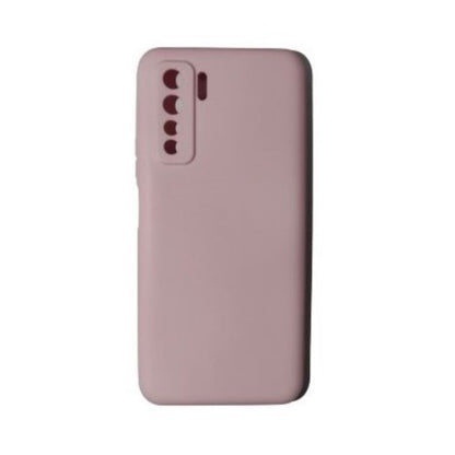 Husa protectie Klevo compatibila cu Huawei P40 Lite 5G Liquid Silicone Case Roz