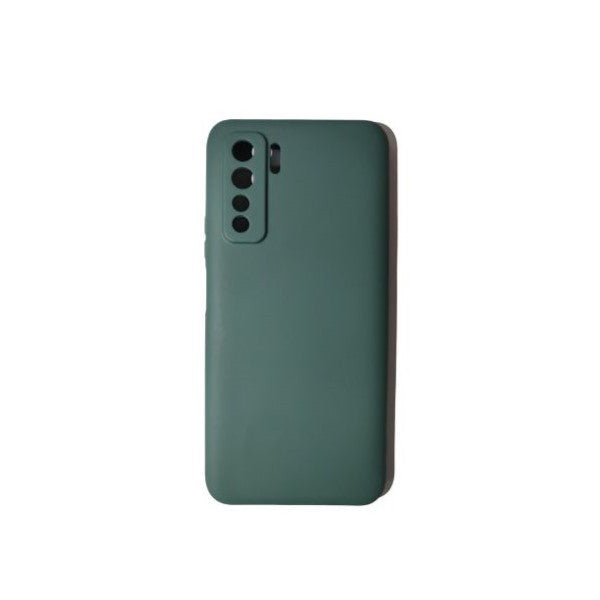 Husa protectie Klevo compatibila cu Huawei P40 Lite 5G Liquid Silicone Case Verde