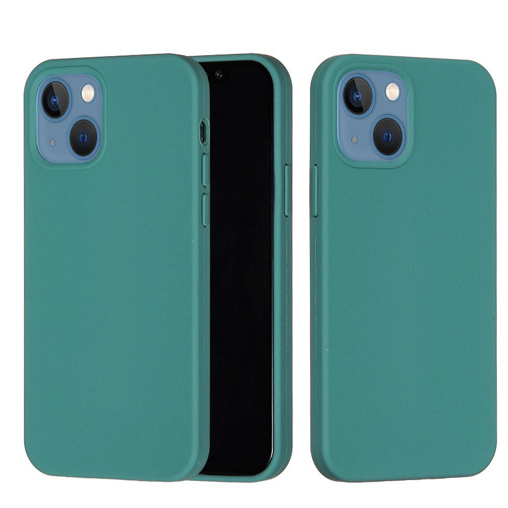 Husa protectie Klevo compatibila cu Huawei P40 Lite E Liquid Silicone Case Verde