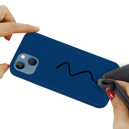Husa protectie Klevo compatibila cu Samsung A11 Liquid Silicone Case Albastru inchis
