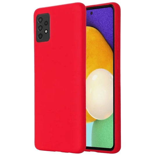 Husa de Protectie, Klevo, pentru Samsung Galaxy A52, din Silicon Lichid, Rosu