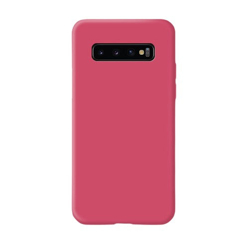 Husa protectie Klevo compatibila cu Samsung Galaxy S10 E Liquid Silicone Case Fuchsia