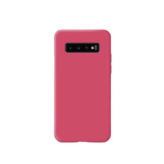 Husa protectie Klevo compatibila cu Samsung Galaxy S10 E Liquid Silicone Case Fuchsia