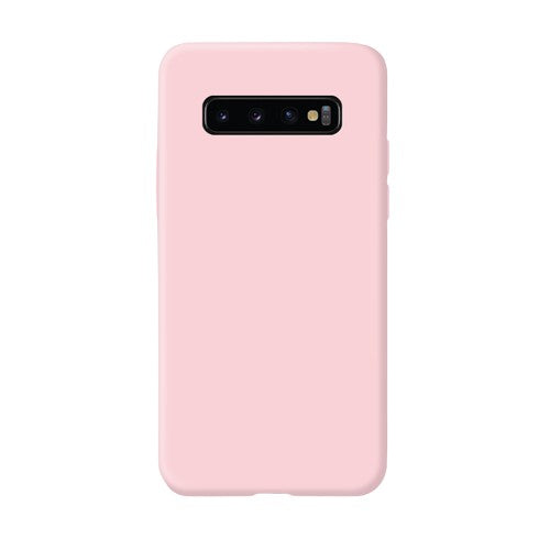 Husa protectie Klevo compatibila cu Samsung Galaxy S10 E Liquid Silicone Case Roz