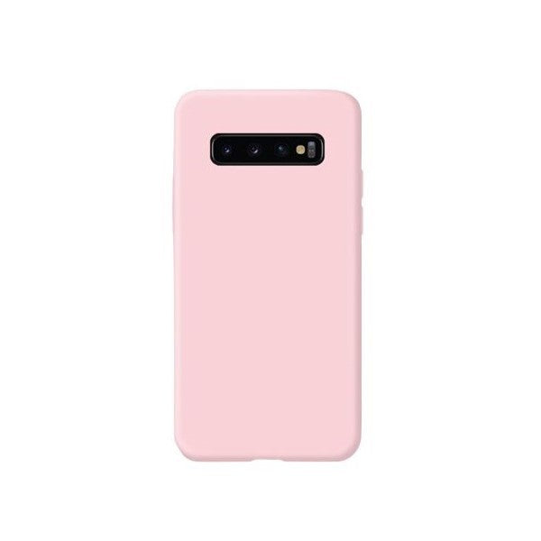 Husa protectie Klevo compatibila cu Samsung Galaxy S10 E Liquid Silicone Case Roz