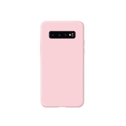 Husa protectie Klevo compatibila cu Samsung Galaxy S10 E Liquid Silicone Case Roz