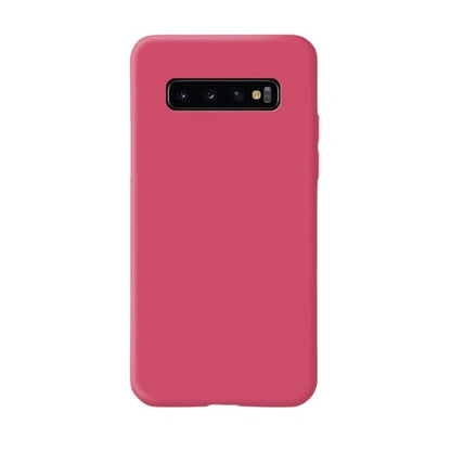 Husa protectie Klevo compatibila cu Samsung Galaxy S10 Liquid Silicone Case Fuchsia
