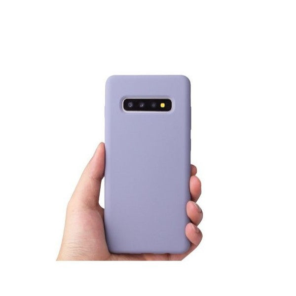 Husa protectie Klevo compatibila cu Samsung Galaxy S10 Liquid Silicone Case Mov