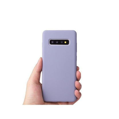 Husa protectie Klevo compatibila cu Samsung Galaxy S10 Liquid Silicone Case Mov