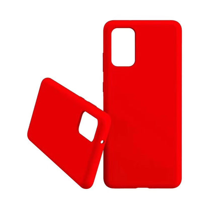 Husa protectie Klevo compatibila cu Samsung Galaxy S21 Ultra Liquid Silicone Case Rosu