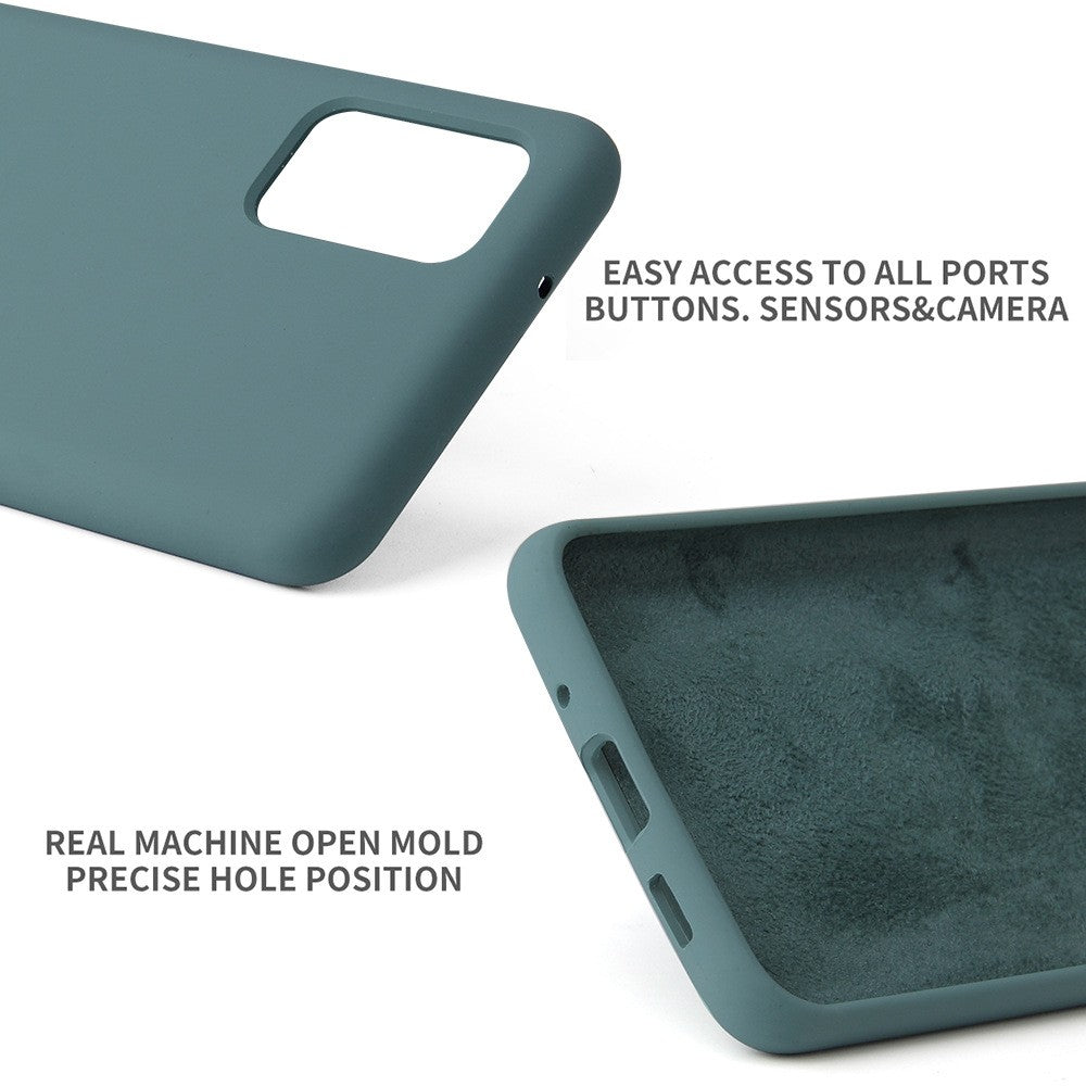 Husa protectie Klevo compatibila cu Samsung Galaxy S21 Ultra Liquid Silicone Case Verde