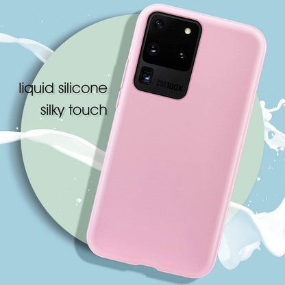 Husa protectie Klevo compatibila cu Samsung S21 5G Liquid Silicone Case Roz