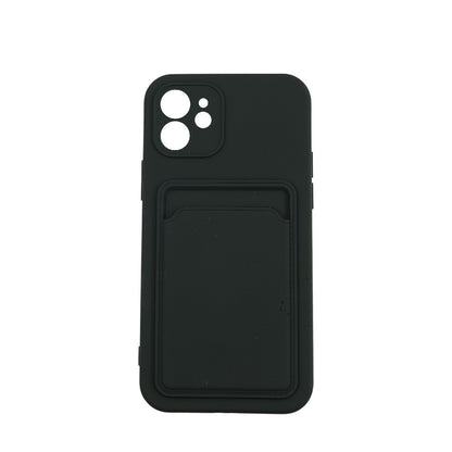 Husa protectie Klevo cu suport card compatibila cu Apple iPhone 7G/8G Negru
