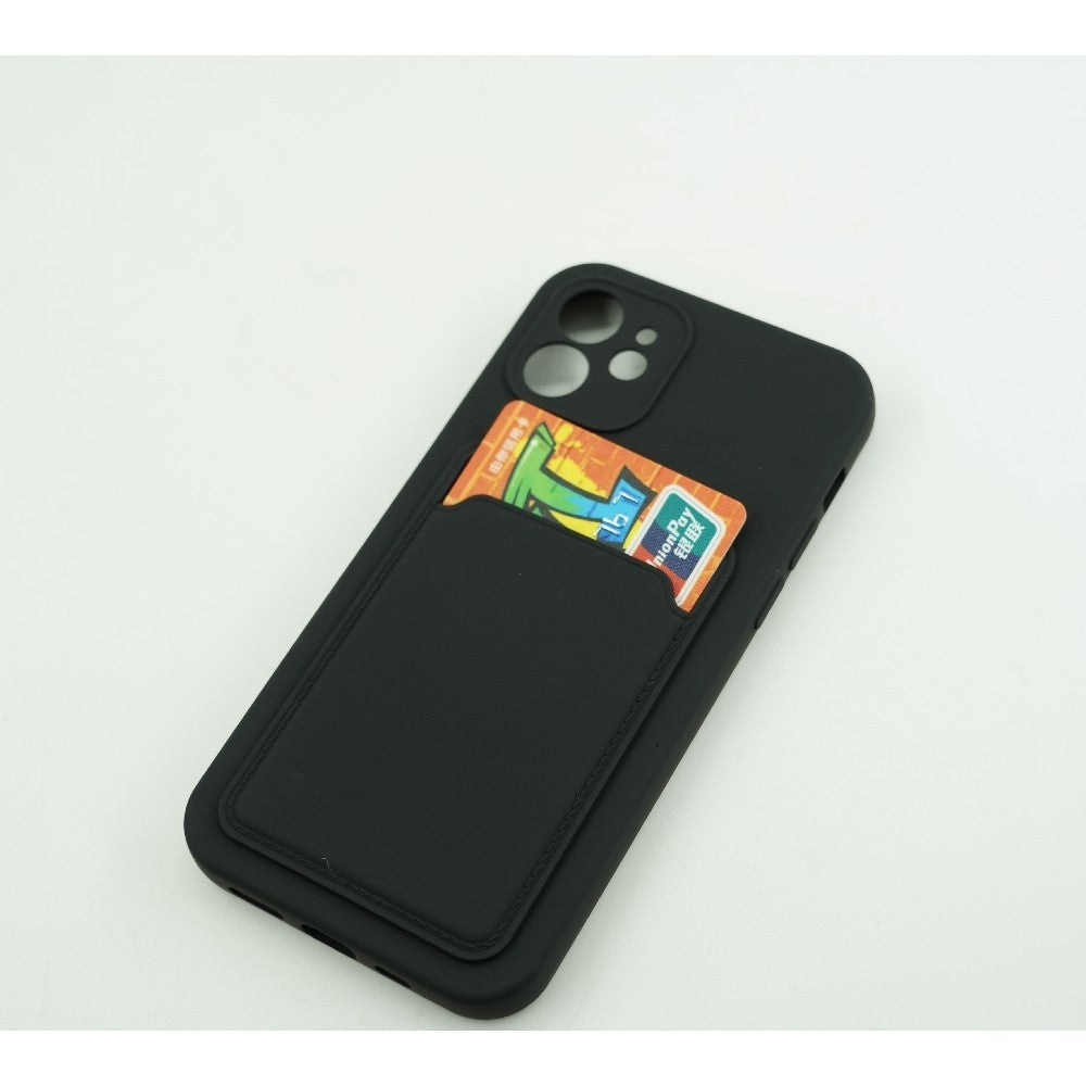 Husa protectie Klevo cu suport card compatibila cu Samsung Galaxy A32 5G Negru