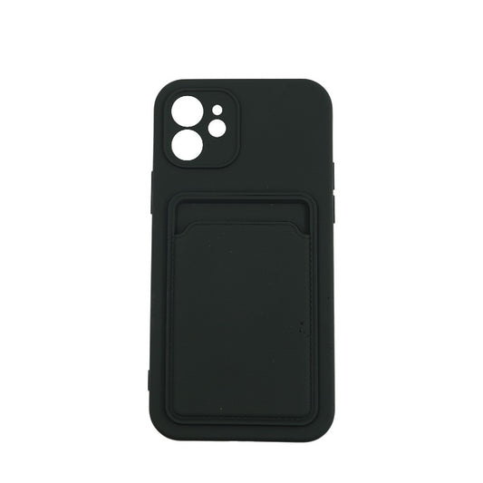 Husa protectie Klevo cu suport card compatibila cu Samsung Galaxy A52 Negru
