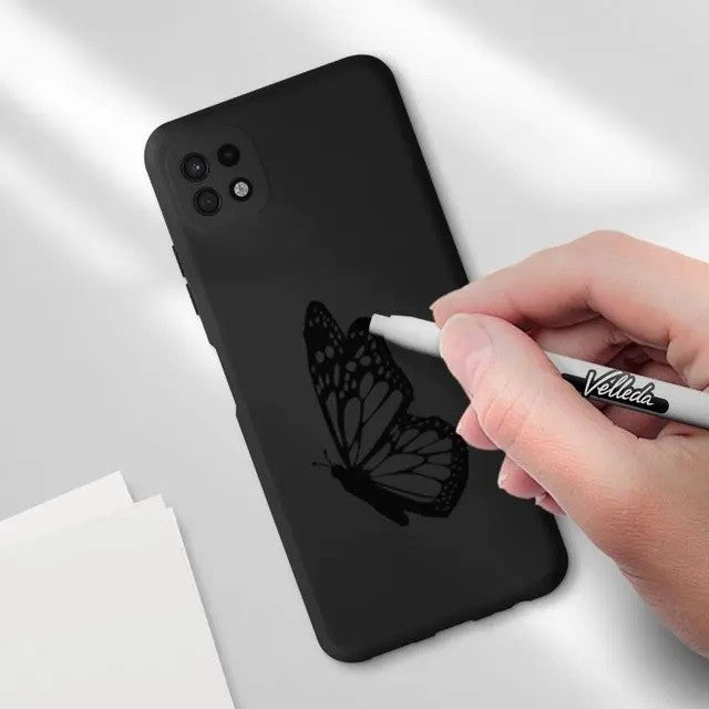 Husa protectie Klevo pentru Samsung A22 5G Liquid Silicone Negru