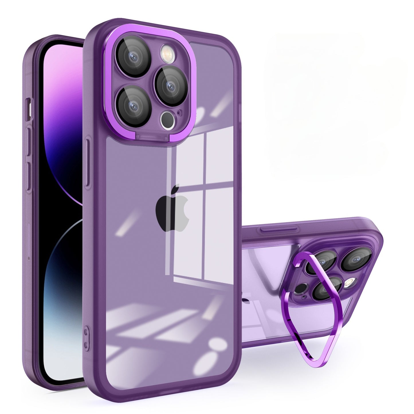 Husa protectie Klevo pentru Samsung A53 5G Electroplated cu  suport pentru camera, 1.5 mm grosime, protectie camera, Mov