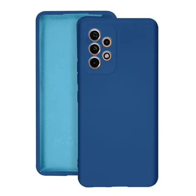 Husa protectie Klevo pentru Samsung A53 5G Liquid Silicone Albastru Inchis