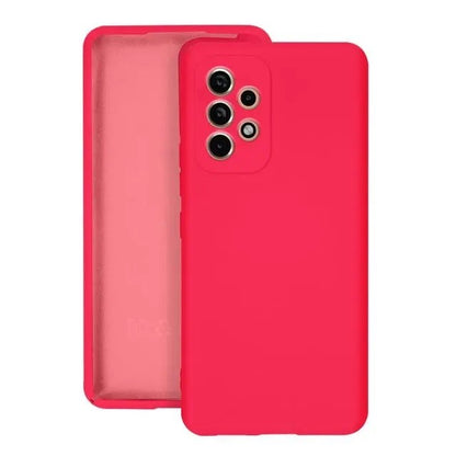 Husa protectie Klevo pentru Samsung A53 5G Liquid Silicone Roz Fuchsia/Roz