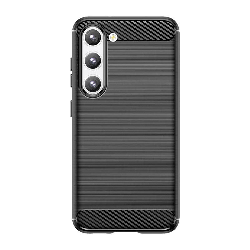 Husa Protectie, Klevo, Husa de Protectie pentru Samsung Galaxy S24, din TPU cu Element de Carbon, Negru
