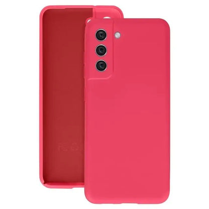 Husa protectie Klevo pentru Samsung S21 FE Liquid Silicone Fuchsia/Roz