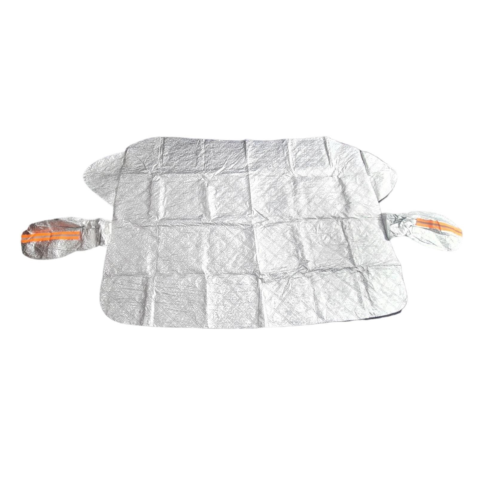 Husa de Protectie pentru Parbriz, Klevo, Protectie pentru Zapada Gridnina Soare, Scut Auto anti Zapada, 150 x 110 cm Argintiu