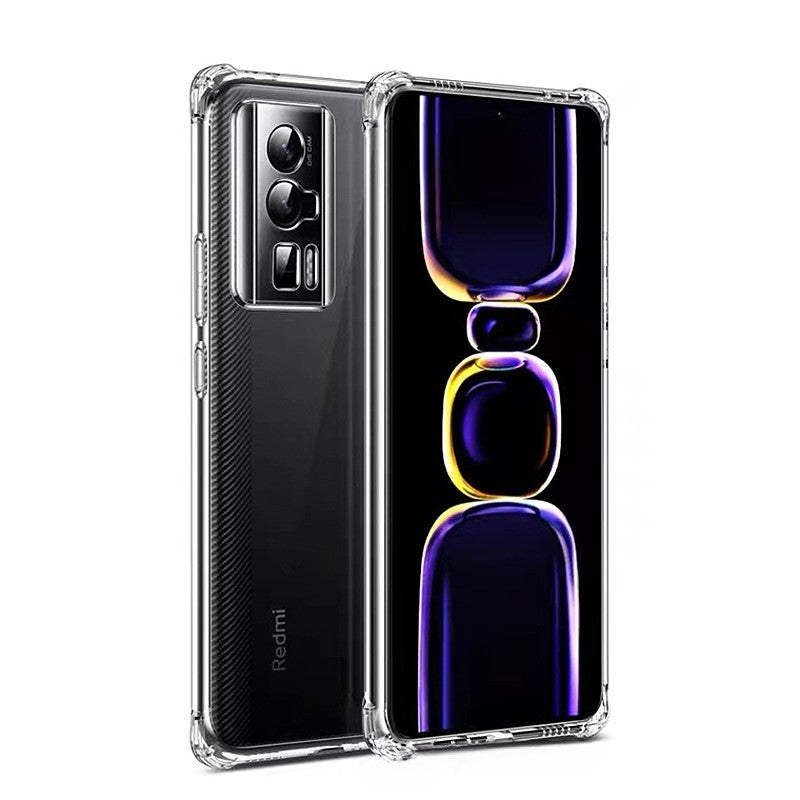Husa protectie pentru Xiaomi 12T / 12 T Pro, Klevo, TPU, Antisoc, Protectie colturi, Rezistenta la impact, 1.5 mm, Transparenta