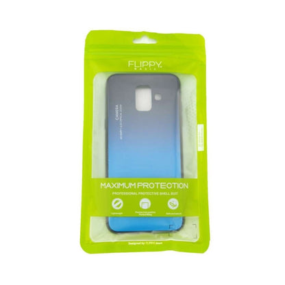 Husa Samsung Galaxy A6 2018 Hybrid Back Degrade, Albastru