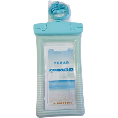 Husa subacvatica Cushion Waterproof Klevo, Snowproof, Universala, Dungata, cu Snur, pentru telefon sau documente, Verde Menta